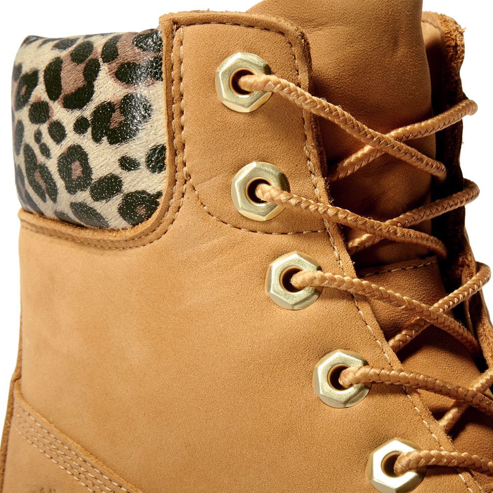 Timberland Womens 6-Inch Boots Kinsley Waterproof - Brown - India HU2148903